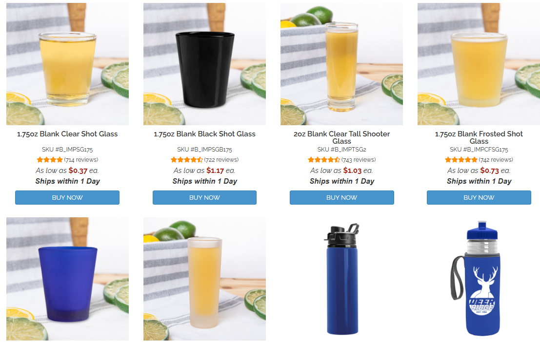 custom drinkware