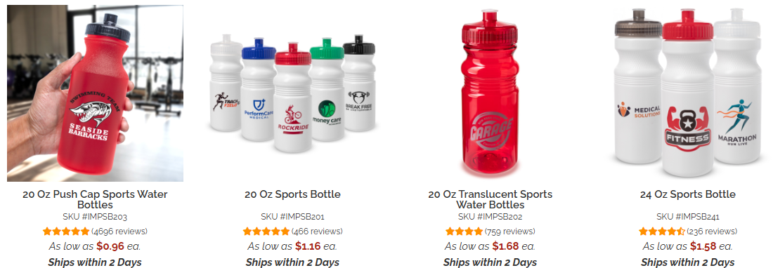 water bottle store