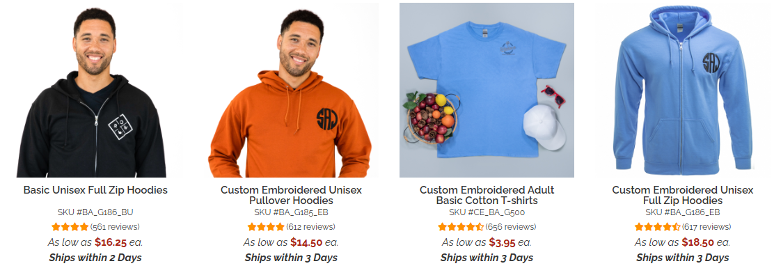 Embroidered Apparel