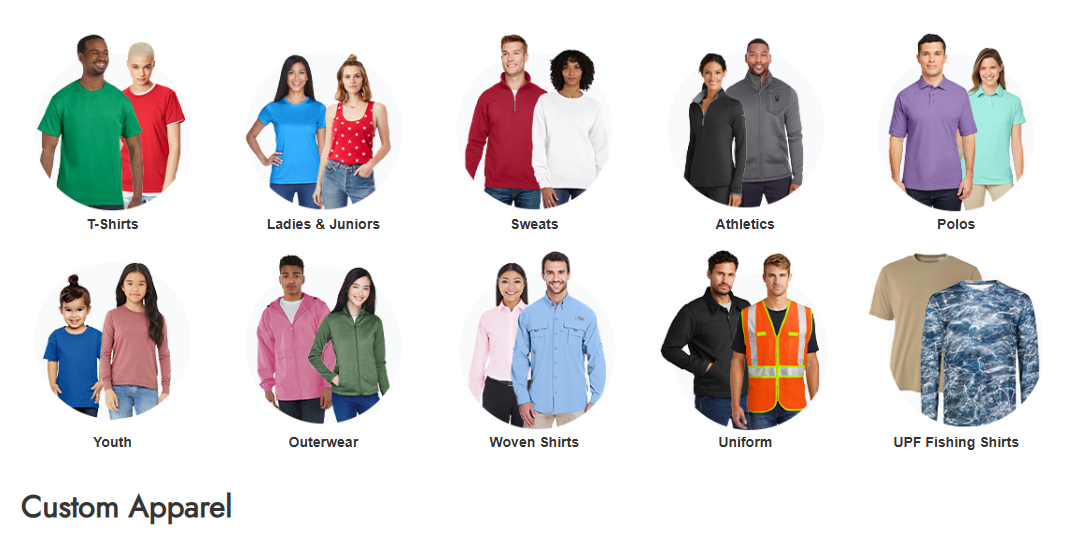 Custom apparel