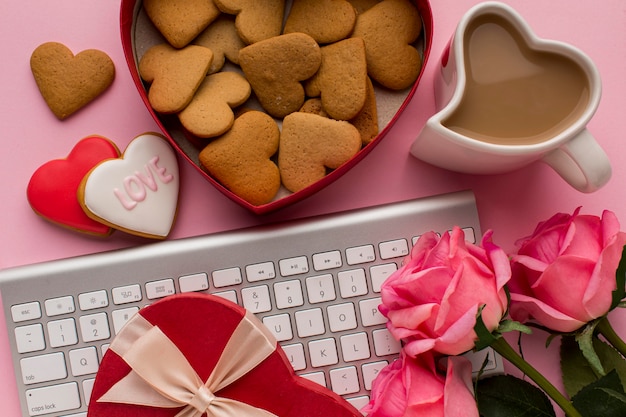 cookies for valentine's and galentine's day