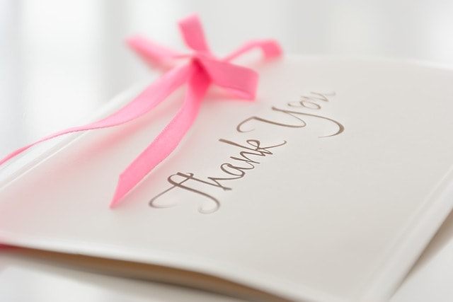 Personalized Thank You Note