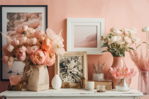 Floral Décor and Pastel Theme