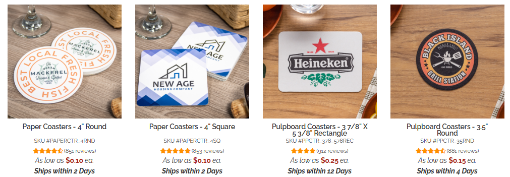 paper coaster