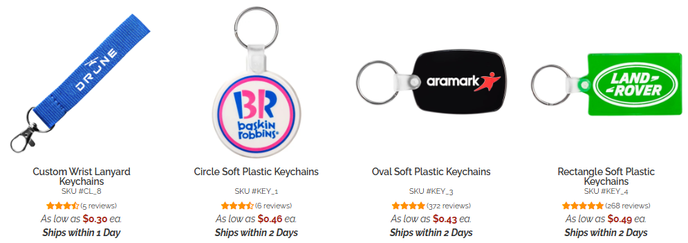 Personalized Keychains & Wristbands
