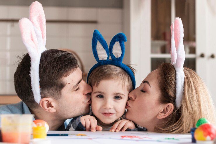 Family Easter Photo Booth