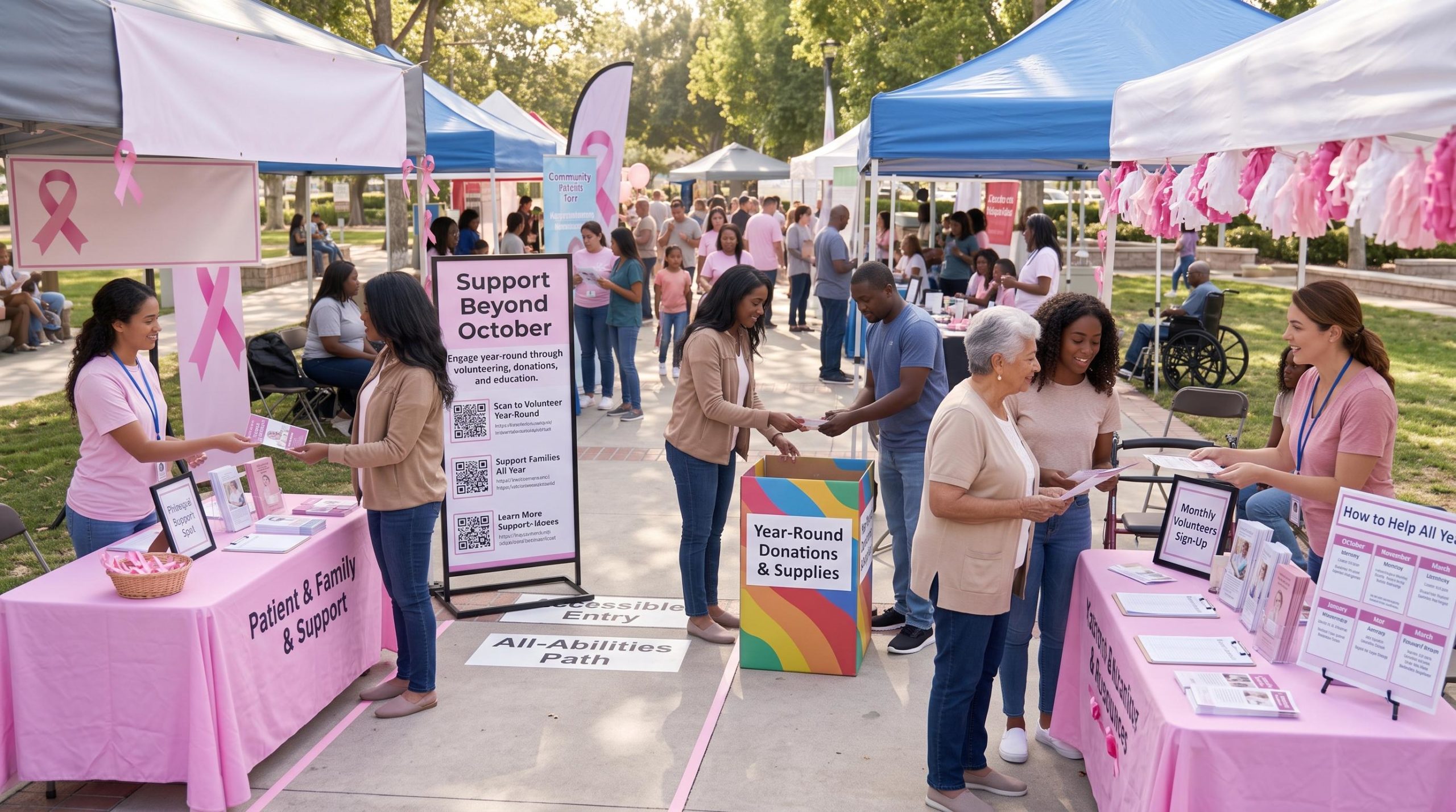Encourage Participation Beyond Breast Cancer Awareness Month