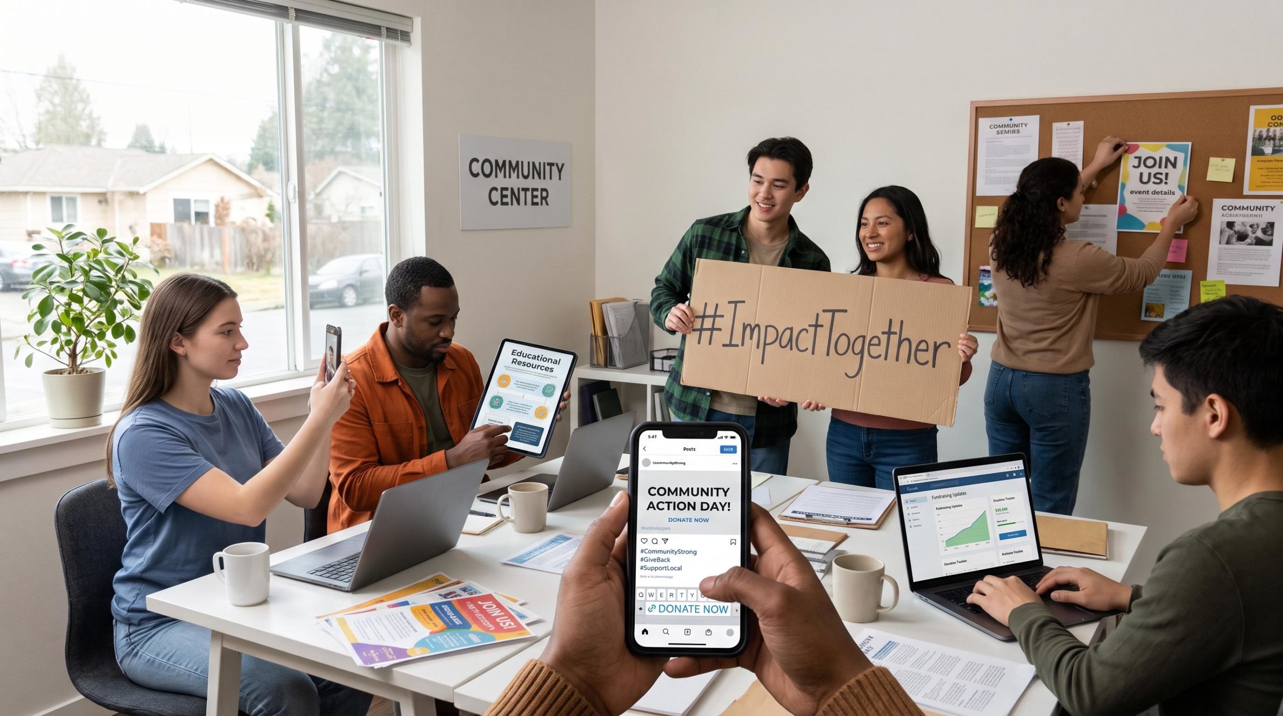 Use Social Media Campaigns and Community Hashtags
