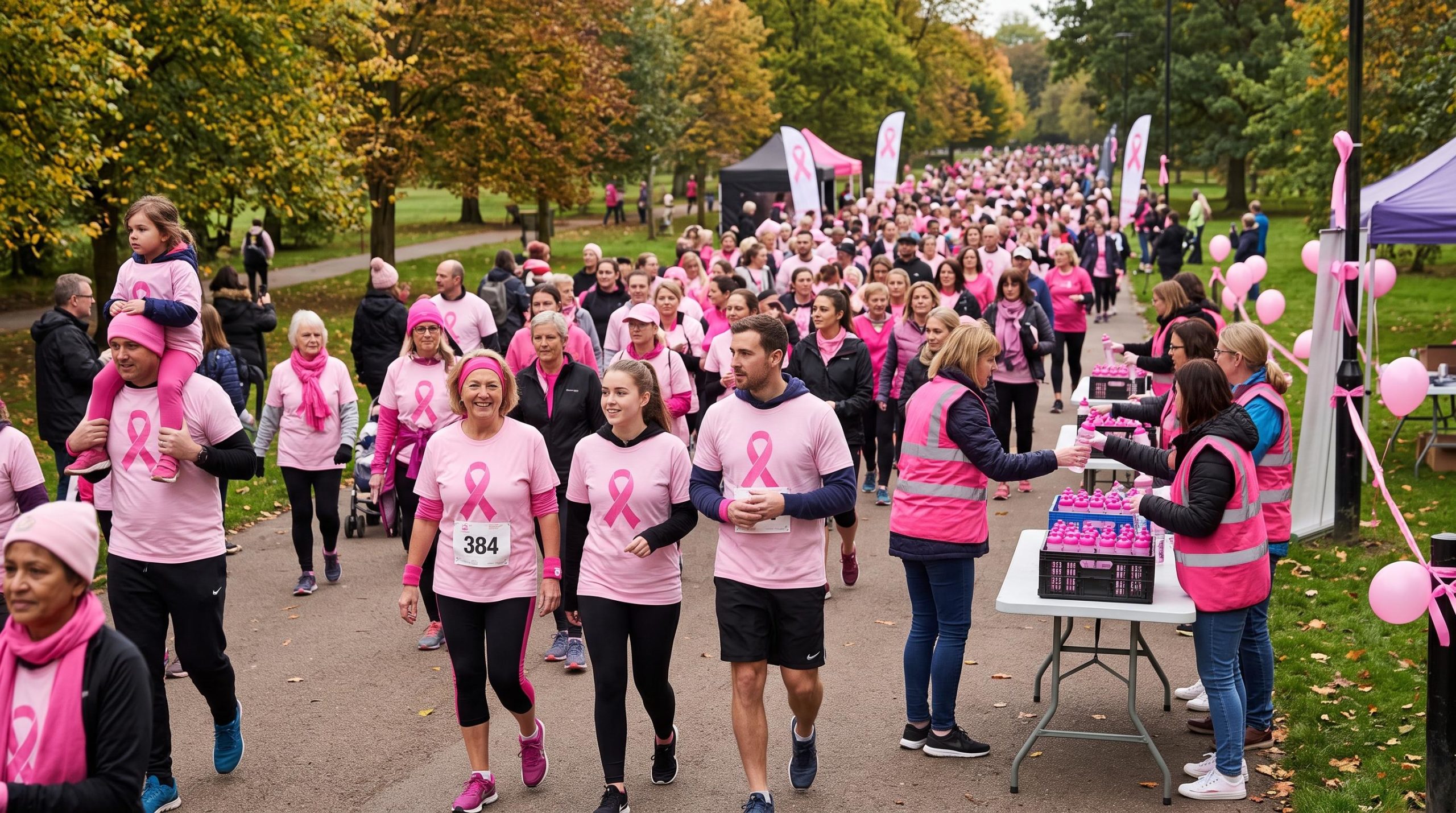Organize a Pink Ribbon Community Walk or Fun Run