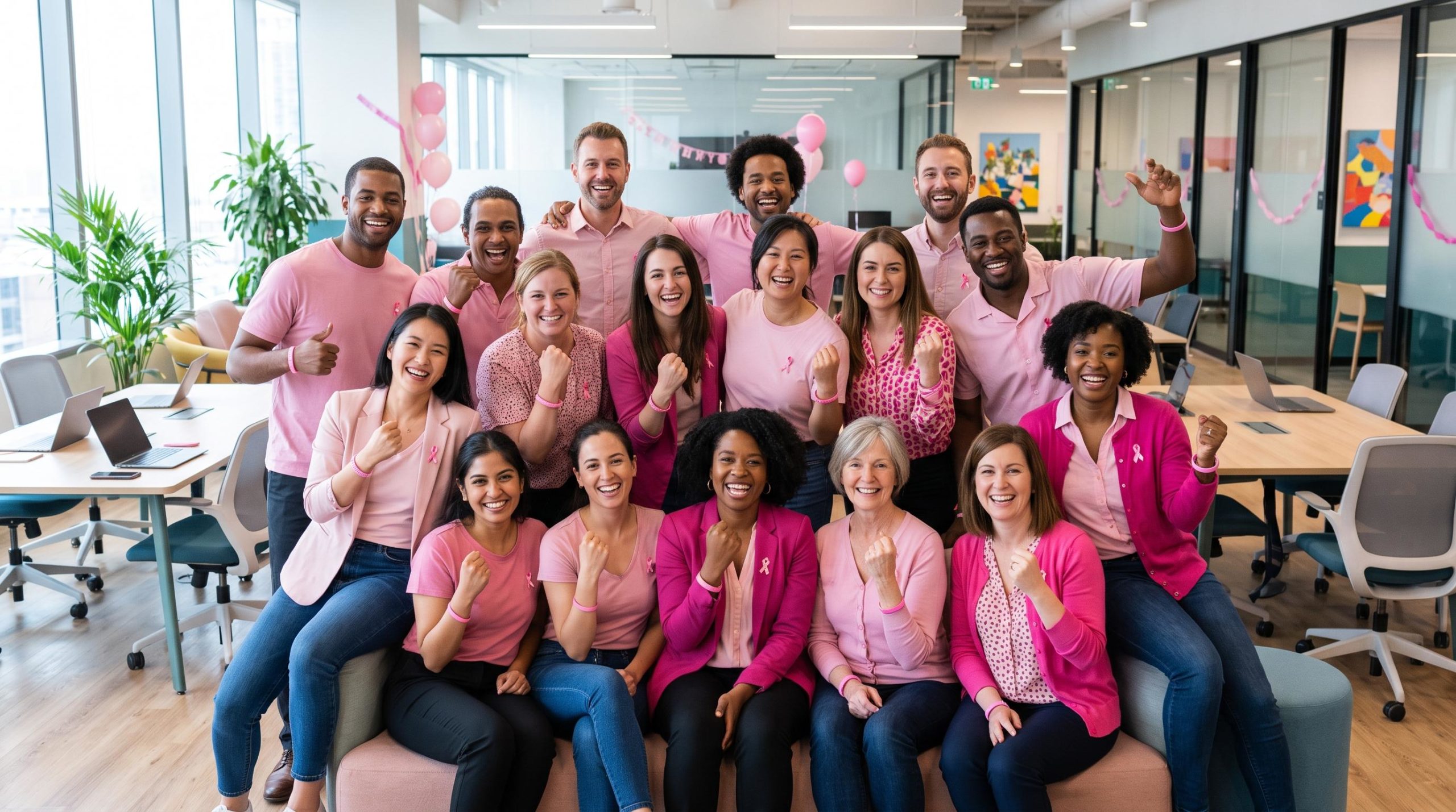 Host a Wear Pink Day at Schools and Workplaces