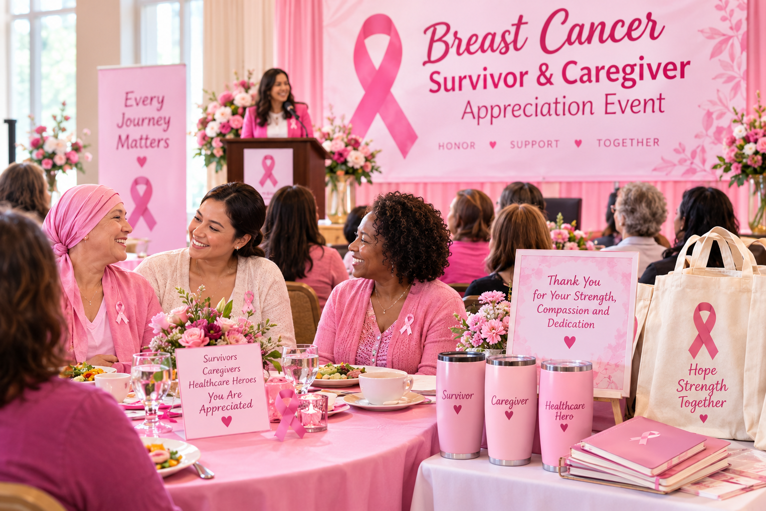 Host a Breast Cancer Survivor and Caregiver Appreciation Event