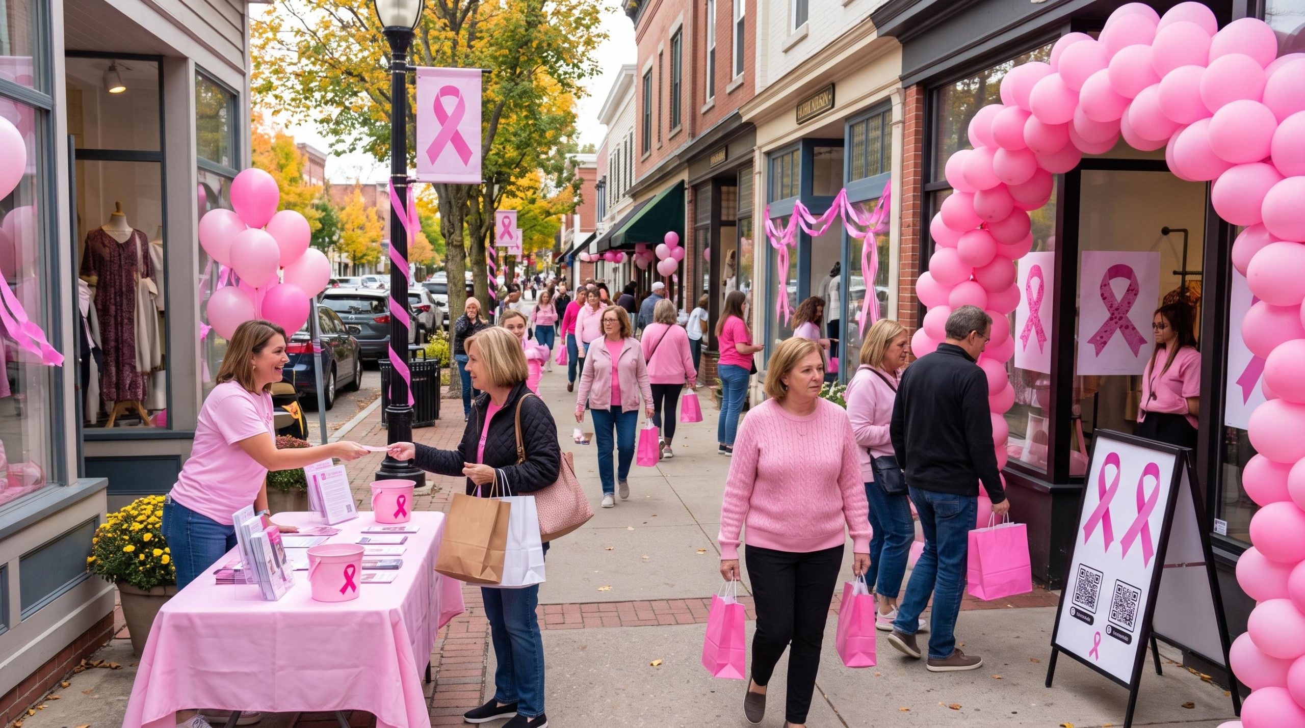 Organize a Local Business Pink Shopping Day