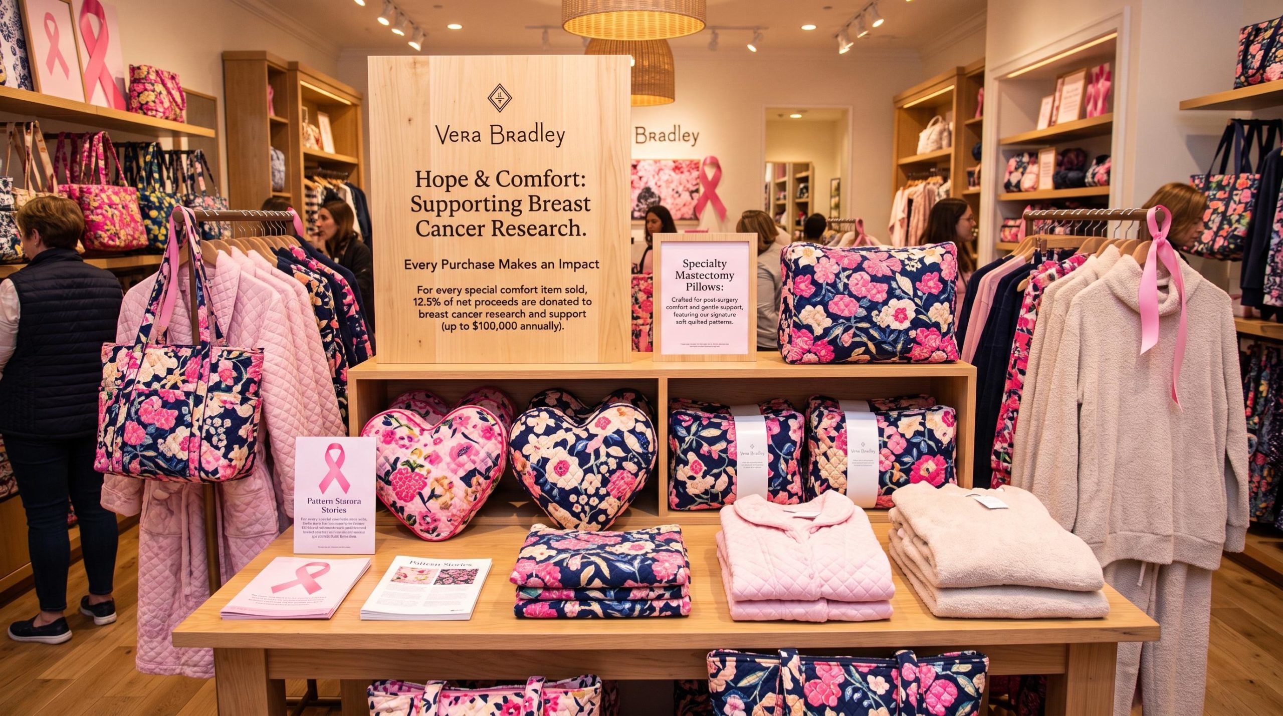 Vera Bradley Comfort Products and Research Support