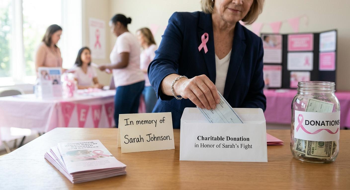 Charitable Donations in a Survivor's Honor