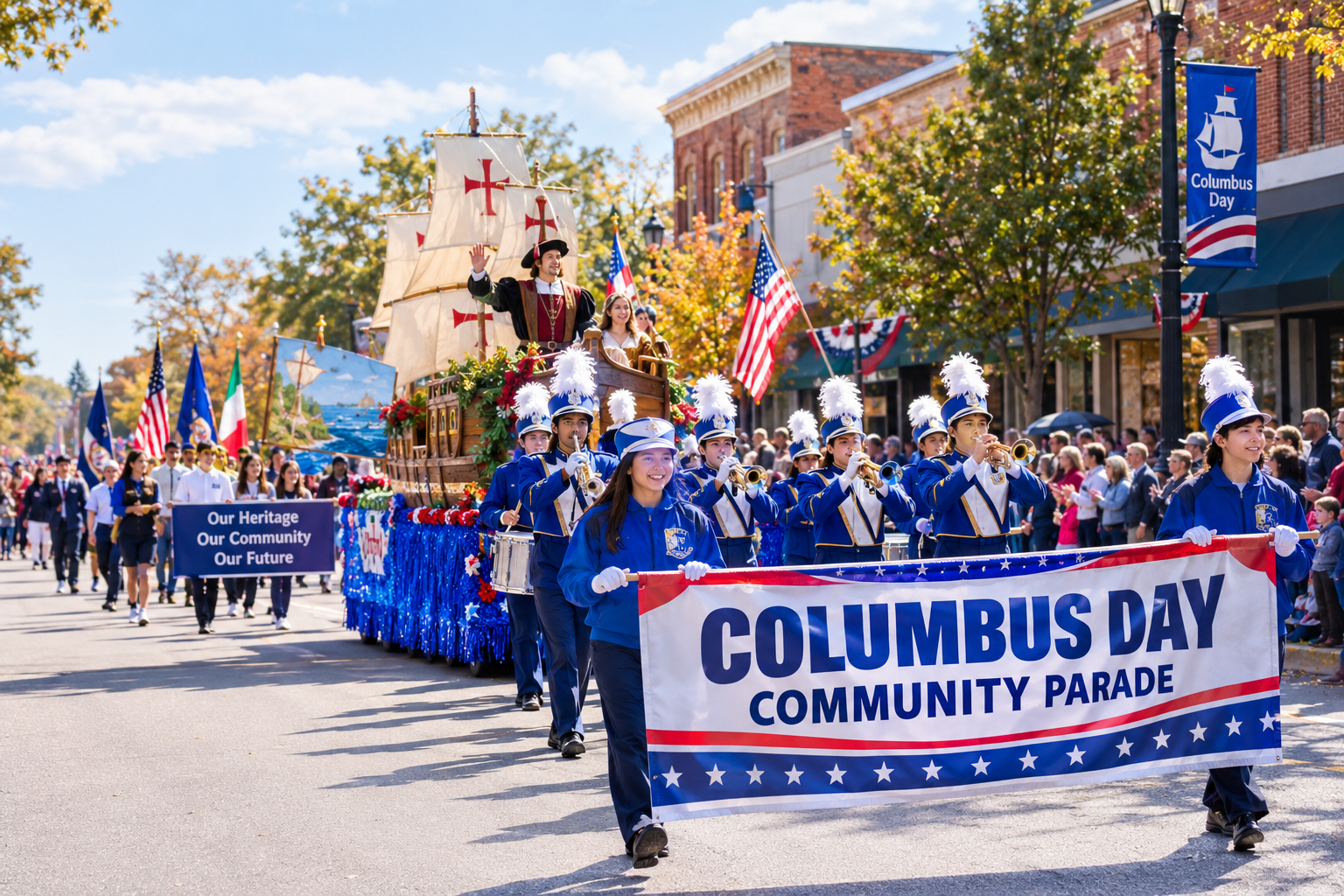 Host a Columbus Day Community Parade