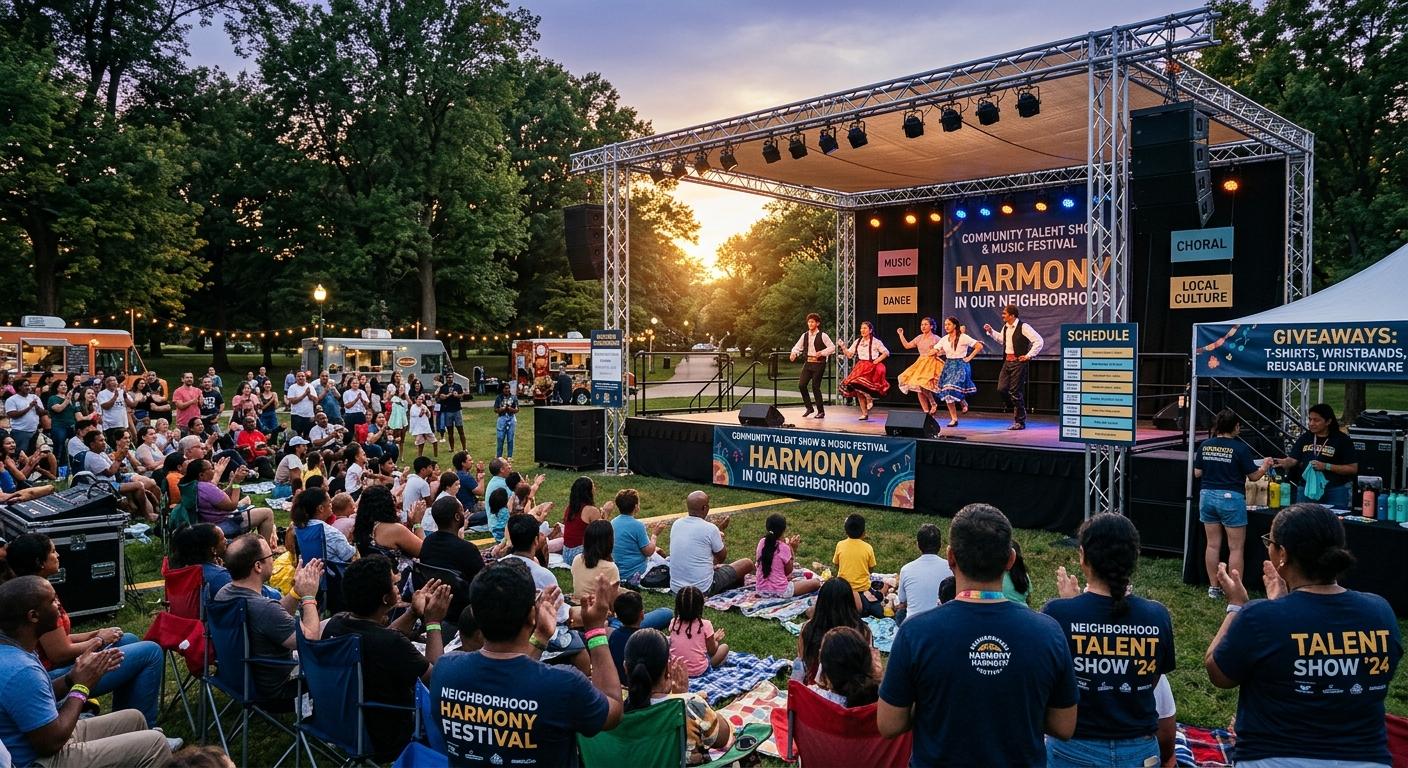 Host a Community Talent Show or Music Festival