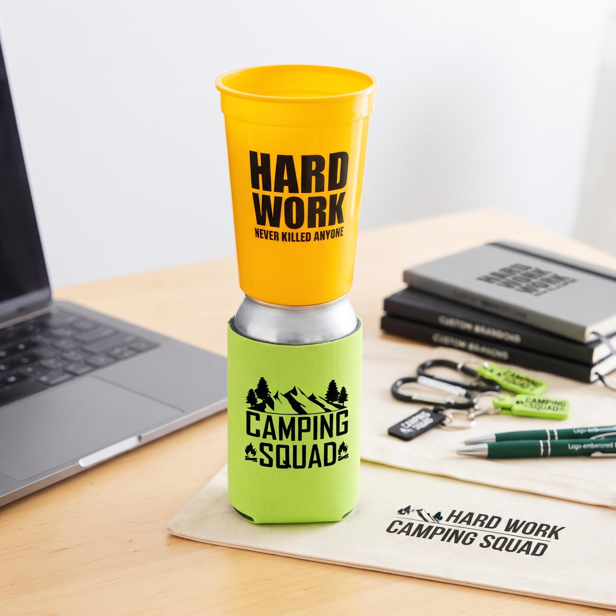 Custom Stadium Cups and Can Coolers
