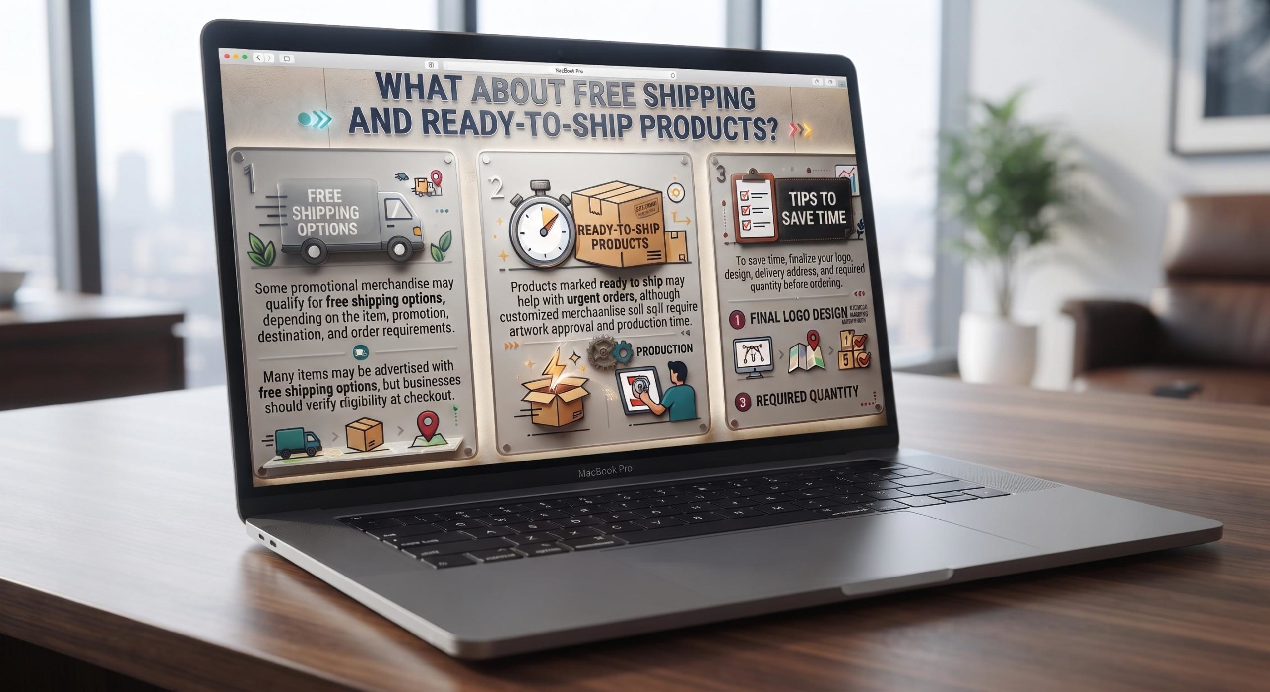 What About Free Shipping and Ready-to-Ship Products?