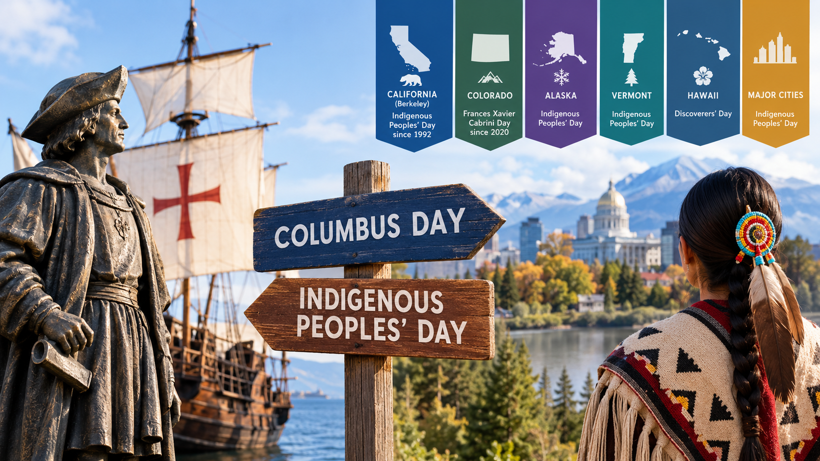 How States and Cities Recognize Columbus Day and Indigenous Peoples' Day