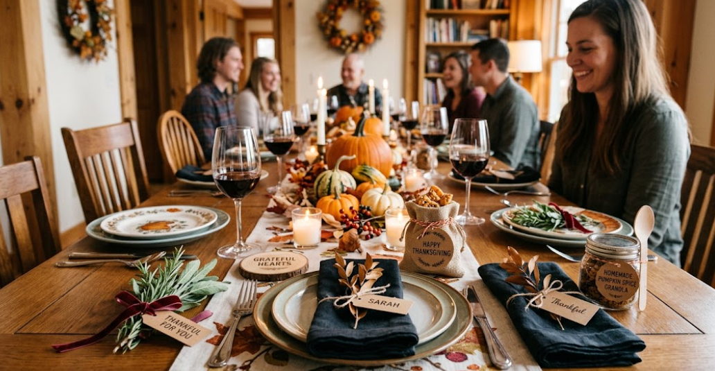 Welcome Guests With Thoughtful Thanksgiving Table Party Favors